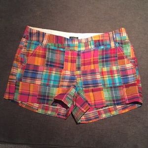 J. Crew Patchwork City Fit Shorts